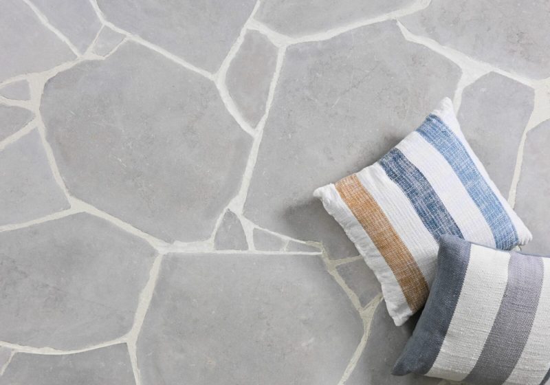 Korsi natural stone crazy paving large format outdoor area Sydney