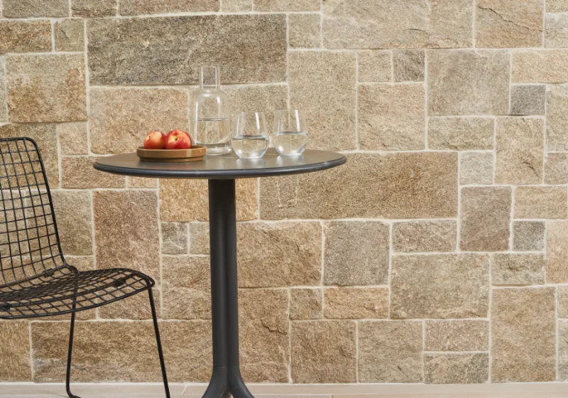 Leo natural stone wall cladding tumbled finish outdoor walling