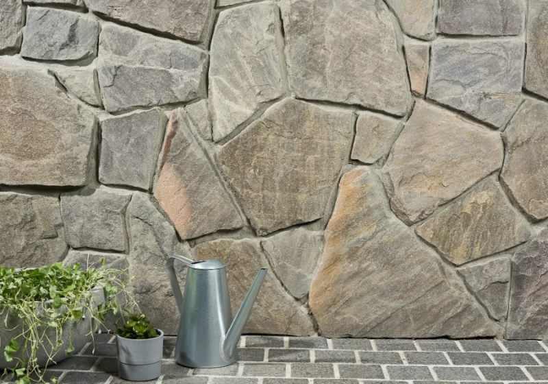 Zara natural stone wall cladding light creamy tone interior feature wall