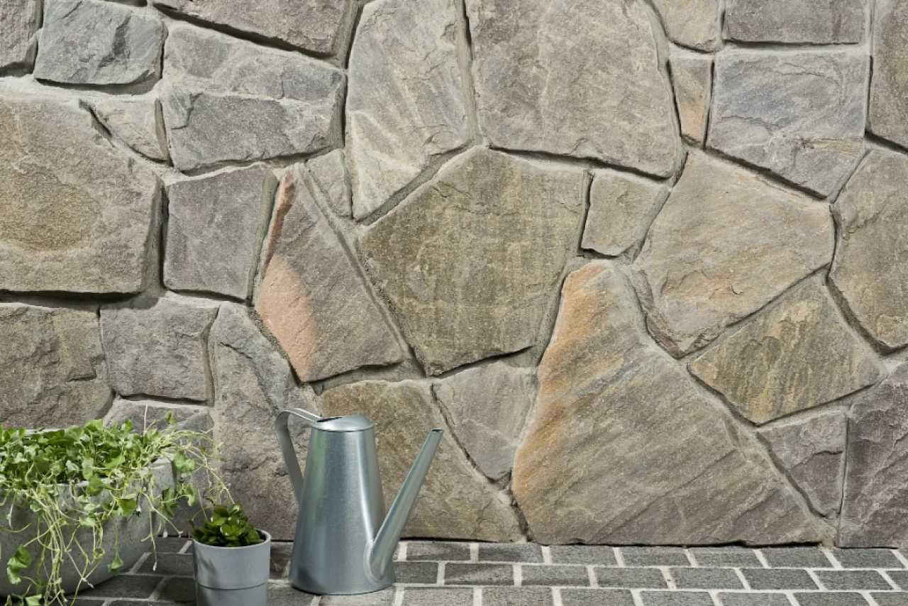 Zara natural stone wall cladding light creamy tone interior feature wall